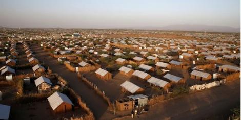 A file image of the aerial view of Kakuma Refugee camp