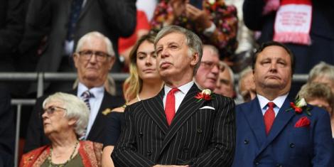 Arsenal owner Stan Kroenke in a past Arsenal match