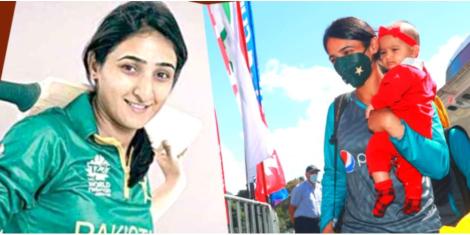 Bismah Maroof bring baby Fatima to the World Cup