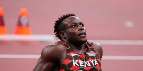Kenyan African Record Holder and Sprint Sensation Ferdinard Omanayala