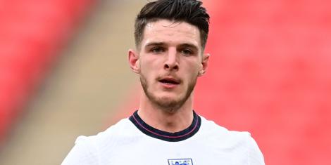 England and Westham midfielder Declan Rice